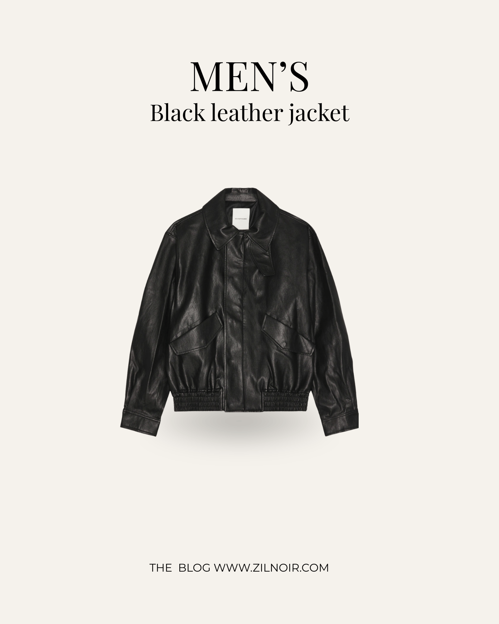 How to Style a Black Leather Jacket for Men (2026 Guide)